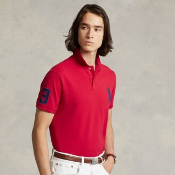 Polo Ralph Lauren Other - POLO RALPH LAUREN Men's Collar No 3 T-Shirts Size Large Red